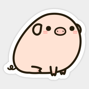 Cute pig Sticker